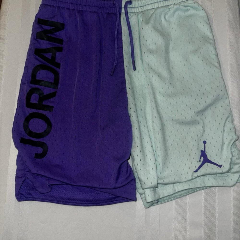 Nike Air Jordan vintage mesh shorts‎ jump up kids unisex medium EUC